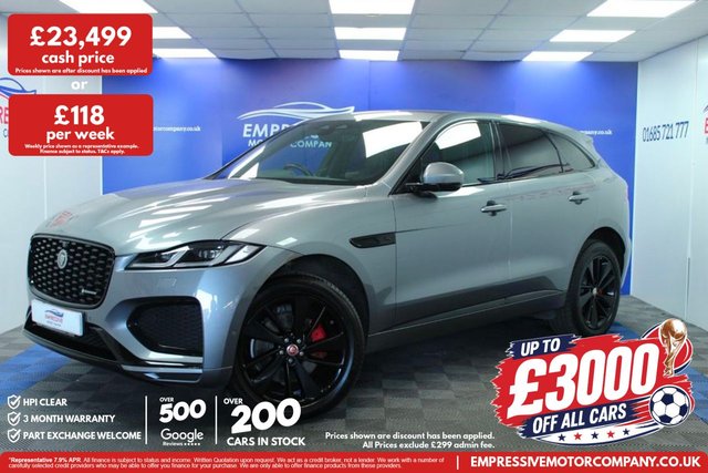 View our Jaguar F-Pace 2.0 D200 MHEV R-Dynamic SE SUV 5dr Diesel Auto AWD Euro 6 (s/s) (204 ps)