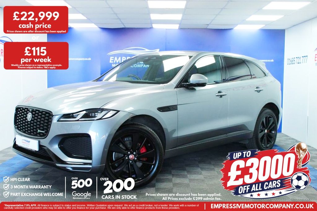2021 Jaguar F-PACE 2.0 D200 R-dynamic Se 5dr Auto Awd