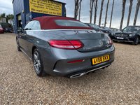 USED 2018 68 MERCEDES-BENZ C CLASS 2.0 C220d AMG Line (Premium) Cabriolet 2dr Diesel G-Tronic+ Euro 6 (s/s) (194 ps) ABS AND AIR CON
