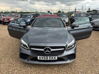 USED 2018 68 MERCEDES-BENZ C CLASS 2.0 C220d AMG Line (Premium) Cabriolet 2dr Diesel G-Tronic+ Euro 6 (s/s) (194 ps) ABS AND AIR CON