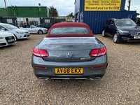 USED 2018 68 MERCEDES-BENZ C CLASS 2.0 C220d AMG Line (Premium) Cabriolet 2dr Diesel G-Tronic+ Euro 6 (s/s) (194 ps) ABS AND AIR CON
