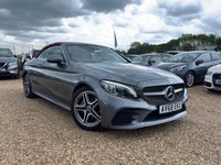 USED 2018 68 MERCEDES-BENZ C CLASS 2.0 C220d AMG Line (Premium) Cabriolet 2dr Diesel G-Tronic+ Euro 6 (s/s) (194 ps) ABS AND AIR CON