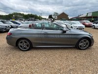 USED 2018 68 MERCEDES-BENZ C CLASS 2.0 C220d AMG Line (Premium) Cabriolet 2dr Diesel G-Tronic+ Euro 6 (s/s) (194 ps) ABS AND AIR CON