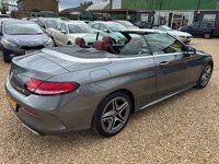 USED 2018 68 MERCEDES-BENZ C CLASS 2.0 C220d AMG Line (Premium) Cabriolet 2dr Diesel G-Tronic+ Euro 6 (s/s) (194 ps) ABS AND AIR CON