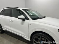 USED 2022 22 AUDI Q3 2.0 TDI 35 S line SUV 5dr Diesel S Tronic Euro 6 (s/s) (150 ps) Comfort&Sound Pack,21", Black Edition,Heated Seats,R Camera