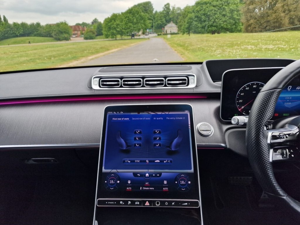 USED 2022 72 MERCEDES-BENZ S-CLASS 3.0 S580eL 22kWh AMG Line (Premium Plus, Executive) Saloon 4dr Petrol Plug-in Hybrid G-Tronic+ Euro 6 (s/s) (510 ps) FINANCE AVAILABLE