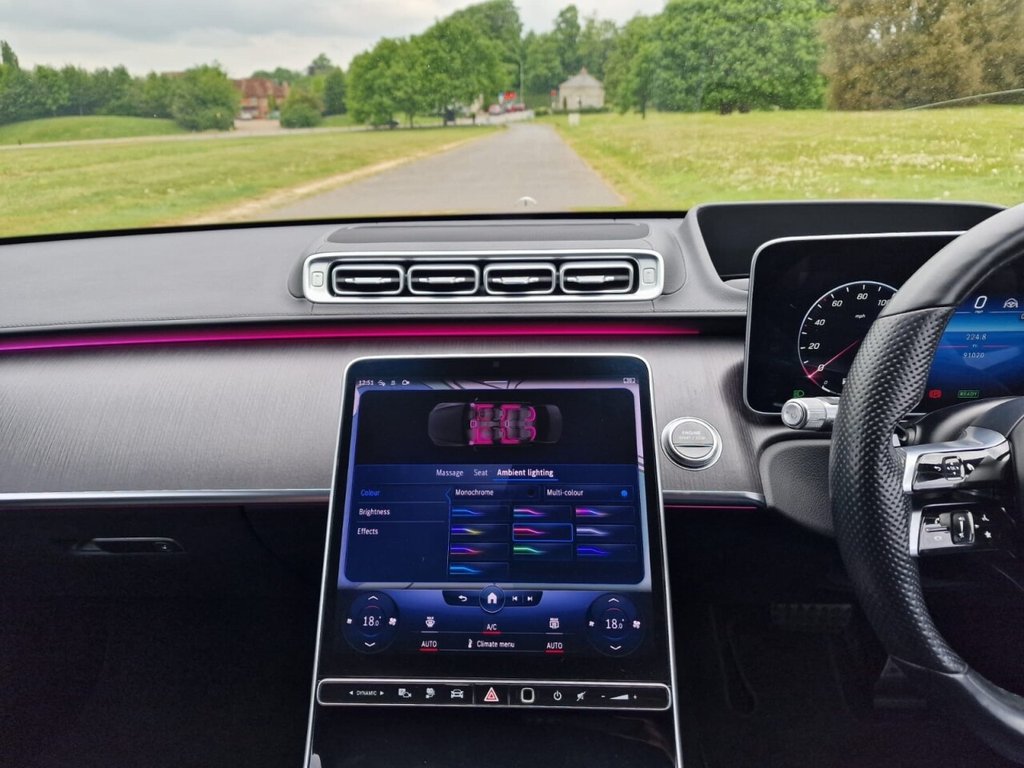 USED 2022 72 MERCEDES-BENZ S-CLASS 3.0 S580eL 22kWh AMG Line (Premium Plus, Executive) Saloon 4dr Petrol Plug-in Hybrid G-Tronic+ Euro 6 (s/s) (510 ps) FINANCE AVAILABLE