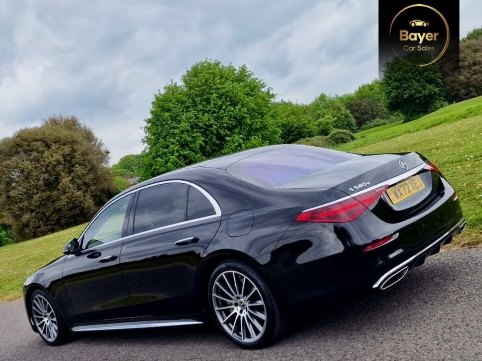 USED 2022 72 MERCEDES-BENZ S-CLASS 3.0 S580eL 22kWh AMG Line (Premium Plus, Executive) Saloon 4dr Petrol Plug-in Hybrid G-Tronic+ Euro 6 (s/s) (510 ps) FINANCE AVAILABLE