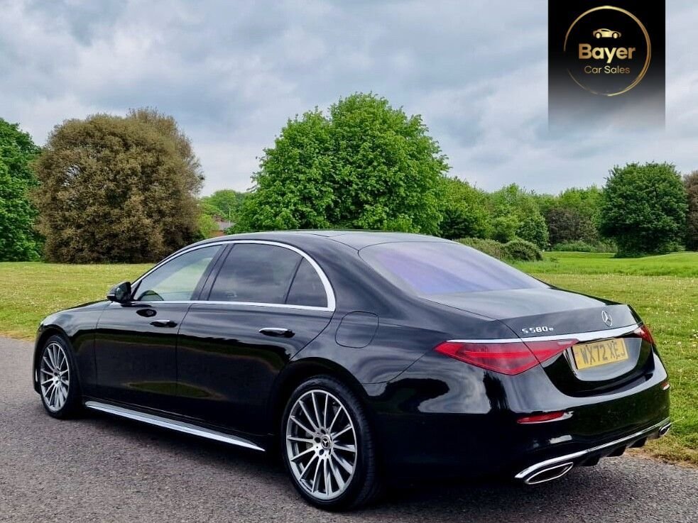 USED 2022 72 MERCEDES-BENZ S-CLASS 3.0 S580eL 22kWh AMG Line (Premium Plus, Executive) Saloon 4dr Petrol Plug-in Hybrid G-Tronic+ Euro 6 (s/s) (510 ps) FINANCE AVAILABLE