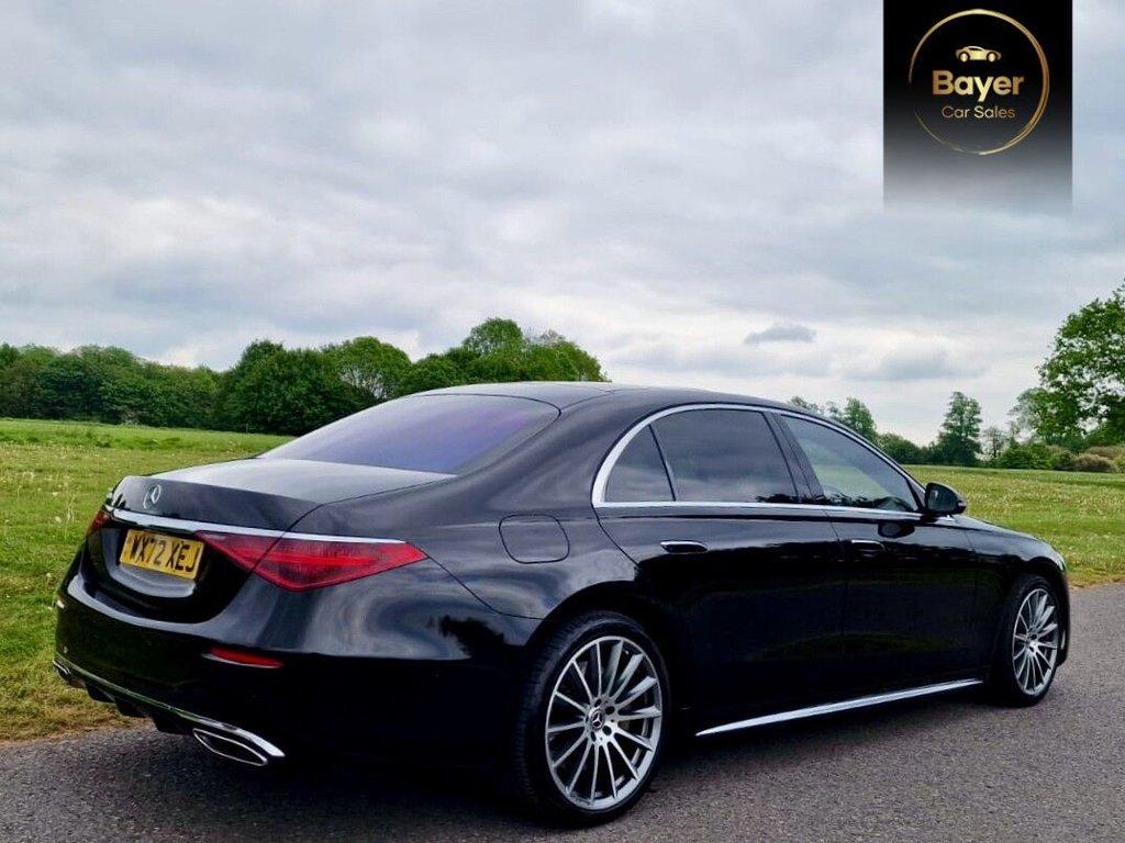 USED 2022 72 MERCEDES-BENZ S-CLASS 3.0 S580eL 22kWh AMG Line (Premium Plus, Executive) Saloon 4dr Petrol Plug-in Hybrid G-Tronic+ Euro 6 (s/s) (510 ps) FINANCE AVAILABLE