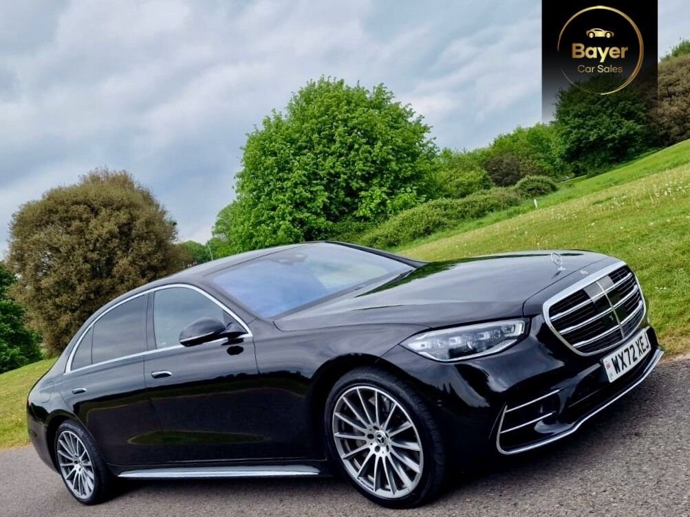 USED 2022 72 MERCEDES-BENZ S-CLASS 3.0 S580eL 22kWh AMG Line (Premium Plus, Executive) Saloon 4dr Petrol Plug-in Hybrid G-Tronic+ Euro 6 (s/s) (510 ps) FINANCE AVAILABLE