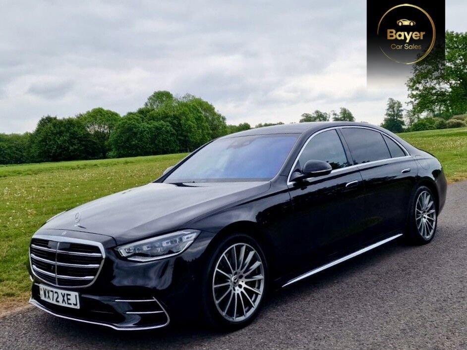 USED 2022 72 MERCEDES-BENZ S-CLASS 3.0 S580eL 22kWh AMG Line (Premium Plus, Executive) Saloon 4dr Petrol Plug-in Hybrid G-Tronic+ Euro 6 (s/s) (510 ps) FINANCE AVAILABLE