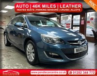 USED 2014 14 VAUXHALL ASTRA 2.0 CDTi Elite Hatchback 5dr Diesel Auto Euro 5 (165 ps) Service History + Low Mileage