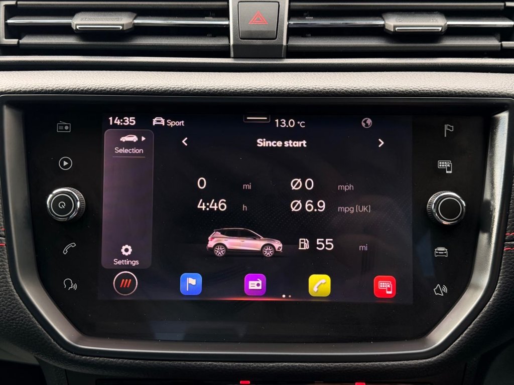 USED 2021 21 SEAT ARONA 1.0 TSI FR SUV 5dr Petrol Manual Euro 6 (s/s) (110 ps) 5 Services|1 Owner|SatNav|Sensors|Apple CarPlay/Android Auto|Cruise|