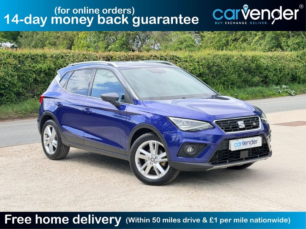 USED 2021 21 SEAT ARONA 1.0 TSI FR SUV 5dr Petrol Manual Euro 6 (s/s) (110 ps) 5 Services|1 Owner|SatNav|Sensors|Apple CarPlay/Android Auto|Cruise|