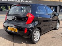 USED 2013 63 KIA PICANTO 1.25 2 Hatchback 5dr Petrol Auto Euro 5 (84 bhp) FULL SERVICE HISTORY + ILEZ + AUTO + LOW INSURANCE