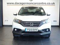 USED 2013 13 HONDA CR-V 2.0 i-VTEC EX SUV 5dr Petrol Auto 4WD Euro 5 (155 ps) FULL SERVICE HISTORY + PANORAMIC GLASS SUNROOF + SATELLITE NAVIGATION + REAR VIEW CAMERA + TOUCH SCREEN MEDIA DISPLAY + FRONT AND REAR PARKING SENSORS + BLUETOOTH PHONE CONNECTIVITY + CRUISE CONTROL + DUAL ZONE CLIMATE CONTROLLED AIRCONDITIONING + AUTOMATIC BI XENON HEADLIGHTS + VOICE COMMAND + LEATHER MULTI FUNCTIONAL STEERING WHEEL + ECO STOP START SYSTEM + HILL HOLD START ASSIST + IN CAR ENTERTAINMENT AUX/USB + DAY TIME RUNNING LIGHTS + PRIVACY GLASS + AUTOMATIC WIPERS WITH RAIN SENSOR