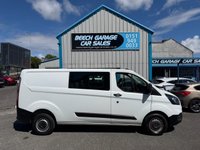 USED 2021 21 FORD TRANSIT CUSTOM 2.0 300 EcoBlue Leader Crew Van Double Cab 5dr Diesel Manual L2 H1 Euro 6 (s/s) (105 ps) 