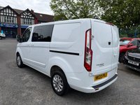 USED 2022 22 FORD TRANSIT CUSTOM 2.0 300 EcoBlue Limited Crew Van Double Cab 5dr Diesel Manual L1 H1 Euro 6 (s/s) (6 Seat) (130 ps) 