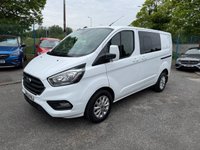 USED 2022 22 FORD TRANSIT CUSTOM 2.0 300 EcoBlue Limited Crew Van Double Cab 5dr Diesel Manual L1 H1 Euro 6 (s/s) (6 Seat) (130 ps) 