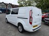 USED 2022 22 FORD TRANSIT CUSTOM 2.0 300 EcoBlue Limited Crew Van Double Cab 5dr Diesel Manual L1 H1 Euro 6 (s/s) (6 Seat) (130 ps) 