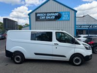 USED 2021 71 FORD TRANSIT CUSTOM 2.0 300 EcoBlue Leader Crew Van Double Cab 5dr Diesel Manual L2 H1 Euro 6 (s/s) (105 ps) 