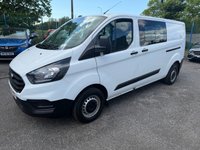 USED 2021 71 FORD TRANSIT CUSTOM 2.0 300 EcoBlue Leader Crew Van Double Cab 5dr Diesel Manual L2 H1 Euro 6 (s/s) (105 ps) 