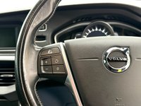 USED 2018 18 VOLVO V40 2.0 T3 R-Design Hatchback 5dr Petrol Manual Euro 6 (s/s) (152 ps) R-Design 152 BHP, Ice White with Heated Black Leather Seats, Sensus Sound System, Bluetooth, Touchscreen, Climate Control, Only 57000 Full S/ History