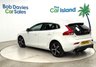 USED 2018 18 VOLVO V40 2.0 T3 R-Design Hatchback 5dr Petrol Manual Euro 6 (s/s) (152 ps) R-Design 152 BHP, Ice White with Heated Black Leather Seats, Sensus Sound System, Bluetooth, Touchscreen, Climate Control, Only 57000 Full S/ History
