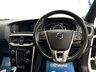 USED 2018 18 VOLVO V40 2.0 T3 R-Design Hatchback 5dr Petrol Manual Euro 6 (s/s) (152 ps) R-Design 152 BHP, Ice White with Heated Black Leather Seats, Sensus Sound System, Bluetooth, Touchscreen, Climate Control, Only 57000 Full S/ History