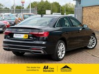 USED 2020 20 AUDI A4 2.0 TDI 35 Sport Saloon Diesel S Tronic Mythos Black Euro 6 (s/s) (163 ps) GREAT SPEC VERY ECONOMICAL AUTOMATIC ANDROID AUTO APPLE CARPLAY VIRTUAL COCKPIT PADDLE SHIFT HEATED SEATS