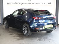 USED 2022 72 MAZDA MAZDA3 2.0 e-SKYACTIV-G MHEV Sport Lux Hatchback 5dr Petrol Manual Euro 6 (s/s) (122 ps) 1 OWNER FROM NEW, COMES WITH A FULL SERVICE HISTORY + SATELLITE NAVIGATION + HEAD UP DISPLAY + APPLE CARPLAY / ANDROID AUTO + REAR VIEW CAMERA + BLUETOOTH CONNECTIVITY INCLUDING MEDIA STREAMING + AUTOMATIC LED HEADLIGHTS + DAB DIGITAL RADIO + DUAL ZONE CLIMATE CONTROL + AIR CONDITIONING + LANE ASSIST + BLIND SPOT ASSIST + LEATHER MULTIFUNCTIONAL LEATHER STEERING WHEEL + FRONT AND REAR PARKING SENSORS + IN CAR ENTERTAINMENT WITH TOUCH SCREEN MEDIA DISPLAY + CRUISE CONTROL