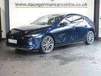 USED 2022 72 MAZDA MAZDA3 2.0 e-SKYACTIV-G MHEV Sport Lux Hatchback 5dr Petrol Manual Euro 6 (s/s) (122 ps) 1 OWNER FROM NEW, COMES WITH A FULL SERVICE HISTORY + SATELLITE NAVIGATION + HEAD UP DISPLAY + APPLE CARPLAY / ANDROID AUTO + REAR VIEW CAMERA + BLUETOOTH CONNECTIVITY INCLUDING MEDIA STREAMING + AUTOMATIC LED HEADLIGHTS + DAB DIGITAL RADIO + DUAL ZONE CLIMATE CONTROL + AIR CONDITIONING + LANE ASSIST + BLIND SPOT ASSIST + LEATHER MULTIFUNCTIONAL LEATHER STEERING WHEEL + FRONT AND REAR PARKING SENSORS + IN CAR ENTERTAINMENT WITH TOUCH SCREEN MEDIA DISPLAY + CRUISE CONTROL