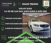 USED 2016 66 VOLVO XC60 2.4 D5 SE Lux Nav AWD Euro 6 (s/s) 5dr Serviced+MOTd+3 Month Warranty