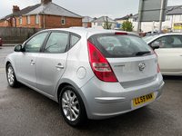 USED 2009 59 HYUNDAI I30 1.4 ES Hatchback 5dr Petrol Manual Euro 4 (108 bhp) 1 OWNER FROM NEW + FULL SERVICE HISTORY + NEW MOT + FRESH SERVICE + LOW MILEAGE EXAMPLE + METALLIC SILVER COLOUR + SPEC INCLUDES ALLOY WHEELS, FRONT FOGLIGHTS, REAR PARKING SENSORS, CLOTH INTERIOR, ISOFIX, REMOTE LOCKING, ELECTRIC WINDOWS AND MIRRORS, A/C, CD/ RADIO + 3 MONTHS WARRANTY + 12 MONTHS AA BREAKDOWN COVER INCLUDED