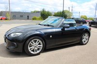 PRE-OWNED 2014 14 MAZDA MX-5 1.8i SE Convertible 2dr Petrol Manual Euro 5 (126 ps) Sparkling Black Metallic, Black Interior, 16" Alloy Wheels, Climate Control Air Conditioning, Upgraded JVC Music System With Apple CarPlay, Rear Spoiler, Remote Central Locking With Deadlocks, Electric Mirrors, Electric Windows, Remote Boot Release, Power Steering, Dynamic Stability Control, Stainless Steel Scuff Plates, Traction Control System, Tyre Pressure Monitoring System, Thatcham Category 1 alarm/Immobiliser, 2 Keys and Book Pack, Service History.