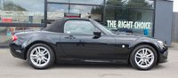 PRE-OWNED 2014 14 MAZDA MX-5 1.8i SE Convertible 2dr Petrol Manual Euro 5 (126 ps) Sparkling Black Metallic, Black Interior, 16" Alloy Wheels, Climate Control Air Conditioning, Upgraded JVC Music System With Apple CarPlay, Rear Spoiler, Remote Central Locking With Deadlocks, Electric Mirrors, Electric Windows, Remote Boot Release, Power Steering, Dynamic Stability Control, Stainless Steel Scuff Plates, Traction Control System, Tyre Pressure Monitoring System, Thatcham Category 1 alarm/Immobiliser, 2 Keys and Book Pack, Service History.