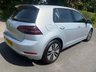 USED 2020 69 VOLKSWAGEN E-GOLF 35.8kWh e-Golf Hatchback 5dr Electric Auto (136 ps) 2 OWNERS SERVICE HISTORY APPLE CP
