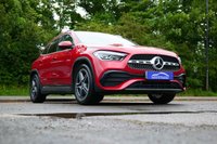 USED 2020 70 MERCEDES-BENZ GLA 1.3 GLA200 AMG Line SUV 5dr Petrol 7G-DCT Euro 6 (s/s) (163 ps) PATAGONIA RED METALLIC PAINTWORK + REVERSE CAMERA + VIRTUAL COCKPIT