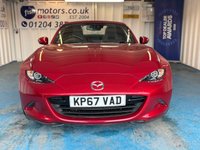 USED 2017 67 MAZDA MX-5 RF 2.0 SKYACTIV-G Sport Nav Convertible 2dr Petrol Manual Euro 6 (160 ps)+2 KEYS+2 FORMER KEEPERS+NAV+HISTORY+FULL LEATHER SEATS+CLIMATE+PARK CONTROL+BLUETOOTH+MEDIA+DAB+ALLOYS+CRUISE+HEATED SEATS+ 2 KEYS+2 FORMER KEEPERS+NAV+HISTORY+FULL LEATHER SEATS+CLIMATE+PARK CONTROL+BLUETOOTH+MEDIA+DAB+ALLOYS+CRUISE+HEATED SEATS+HPI CLEAR