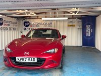 USED 2017 67 MAZDA MX-5 RF 2.0 SKYACTIV-G Sport Nav Convertible 2dr Petrol Manual Euro 6 (160 ps)+2 KEYS+2 FORMER KEEPERS+NAV+HISTORY+FULL LEATHER SEATS+CLIMATE+PARK CONTROL+BLUETOOTH+MEDIA+DAB+ALLOYS+CRUISE+HEATED SEATS+ 2 KEYS+2 FORMER KEEPERS+NAV+HISTORY+FULL LEATHER SEATS+CLIMATE+PARK CONTROL+BLUETOOTH+MEDIA+DAB+ALLOYS+CRUISE+HEATED SEATS+HPI CLEAR