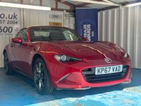 USED 2017 67 MAZDA MX-5 RF 2.0 SKYACTIV-G Sport Nav Convertible 2dr Petrol Manual Euro 6 (160 ps)+2 KEYS+2 FORMER KEEPERS+NAV+HISTORY+FULL LEATHER SEATS+CLIMATE+PARK CONTROL+BLUETOOTH+MEDIA+DAB+ALLOYS+CRUISE+HEATED SEATS+ 2 KEYS+2 FORMER KEEPERS+NAV+HISTORY+FULL LEATHER SEATS+CLIMATE+PARK CONTROL+BLUETOOTH+MEDIA+DAB+ALLOYS+CRUISE+HEATED SEATS+HPI CLEAR