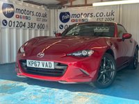 USED 2017 67 MAZDA MX-5 RF 2.0 SKYACTIV-G Sport Nav Convertible 2dr Petrol Manual Euro 6 (160 ps)+2 KEYS+2 FORMER KEEPERS+NAV+HISTORY+FULL LEATHER SEATS+CLIMATE+PARK CONTROL+BLUETOOTH+MEDIA+DAB+ALLOYS+CRUISE+HEATED SEATS+ 2 KEYS+2 FORMER KEEPERS+NAV+HISTORY+FULL LEATHER SEATS+CLIMATE+PARK CONTROL+BLUETOOTH+MEDIA+DAB+ALLOYS+CRUISE+HEATED SEATS+HPI CLEAR