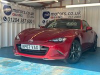 USED 2017 67 MAZDA MX-5 RF 2.0 SKYACTIV-G Sport Nav Convertible 2dr Petrol Manual Euro 6 (160 ps)+2 KEYS+2 FORMER KEEPERS+NAV+HISTORY+FULL LEATHER SEATS+CLIMATE+PARK CONTROL+BLUETOOTH+MEDIA+DAB+ALLOYS+CRUISE+HEATED SEATS+ 2 KEYS+2 FORMER KEEPERS+NAV+HISTORY+FULL LEATHER SEATS+CLIMATE+PARK CONTROL+BLUETOOTH+MEDIA+DAB+ALLOYS+CRUISE+HEATED SEATS+HPI CLEAR