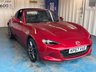 USED 2017 67 MAZDA MX-5 RF 2.0 SKYACTIV-G Sport Nav Convertible 2dr Petrol Manual Euro 6 (160 ps)+2 KEYS+2 FORMER KEEPERS+NAV+HISTORY+FULL LEATHER SEATS+CLIMATE+PARK CONTROL+BLUETOOTH+MEDIA+DAB+ALLOYS+CRUISE+HEATED SEATS+ 2 KEYS+2 FORMER KEEPERS+NAV+HISTORY+FULL LEATHER SEATS+CLIMATE+PARK CONTROL+BLUETOOTH+MEDIA+DAB+ALLOYS+CRUISE+HEATED SEATS+HPI CLEAR