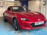 USED 2017 67 MAZDA MX-5 RF 2.0 SKYACTIV-G Sport Nav Convertible 2dr Petrol Manual Euro 6 (160 ps)+2 KEYS+2 FORMER KEEPERS+NAV+HISTORY+FULL LEATHER SEATS+CLIMATE+PARK CONTROL+BLUETOOTH+MEDIA+DAB+ALLOYS+CRUISE+HEATED SEATS+ 2 KEYS+2 FORMER KEEPERS+NAV+HISTORY+FULL LEATHER SEATS+CLIMATE+PARK CONTROL+BLUETOOTH+MEDIA+DAB+ALLOYS+CRUISE+HEATED SEATS+HPI CLEAR