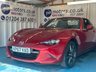 USED 2017 67 MAZDA MX-5 RF 2.0 SKYACTIV-G Sport Nav Convertible 2dr Petrol Manual Euro 6 (160 ps)+2 KEYS+2 FORMER KEEPERS+NAV+HISTORY+FULL LEATHER SEATS+CLIMATE+PARK CONTROL+BLUETOOTH+MEDIA+DAB+ALLOYS+CRUISE+HEATED SEATS+ 2 KEYS+2 FORMER KEEPERS+NAV+HISTORY+FULL LEATHER SEATS+CLIMATE+PARK CONTROL+BLUETOOTH+MEDIA+DAB+ALLOYS+CRUISE+HEATED SEATS+HPI CLEAR