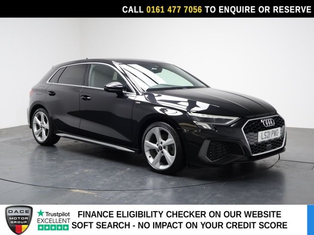 View our Audi A3 1.5 TFSI 35 S line Sportback 5dr Petrol S Tronic Euro 6 (s/s) (150 ps)