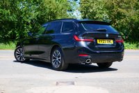 USED 2023 23 BMW 3 SERIES 2.0 330e 12kWh Sport Touring 5dr Petrol Plug-in Hybrid Auto Euro 6 (s/s) (292 ps) BLACK SAPPHIRE METALLIC PAINTWORK + HEATED SEATS + APPLE CARPLAY