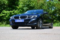 USED 2023 23 BMW 3 SERIES 2.0 330e 12kWh Sport Touring 5dr Petrol Plug-in Hybrid Auto Euro 6 (s/s) (292 ps) BLACK SAPPHIRE METALLIC PAINTWORK + HEATED SEATS + APPLE CARPLAY